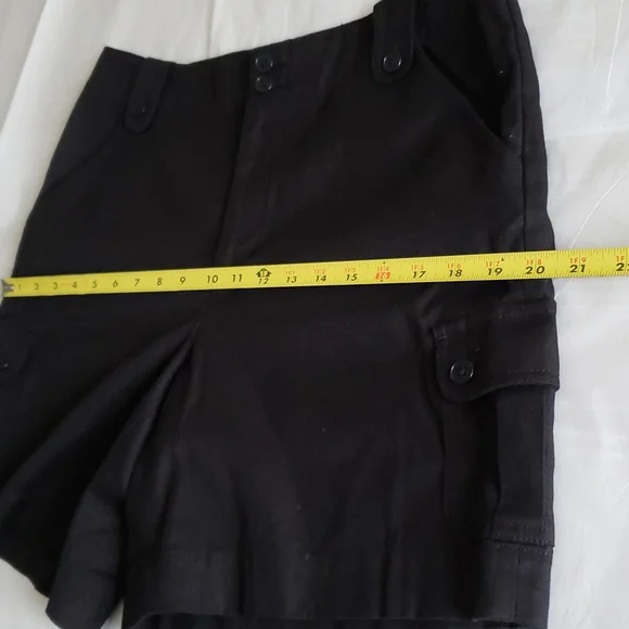 Lauren Ralph Lauren NEW 6-pocket Women's Shorts Linen Cotton NWT BLACK - Picture 11 of 14